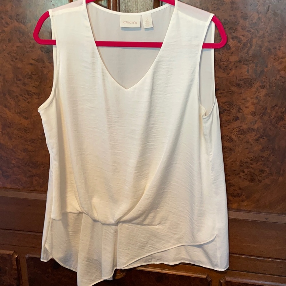 Chico’s Cream Color Sleeveless Top